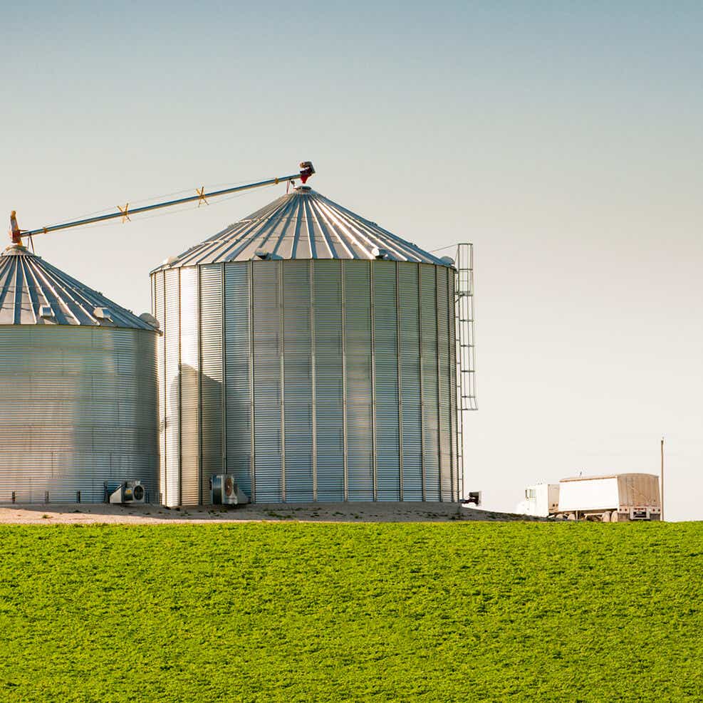 agricultural grain bins