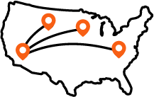 map icon schneider transportation and logistics