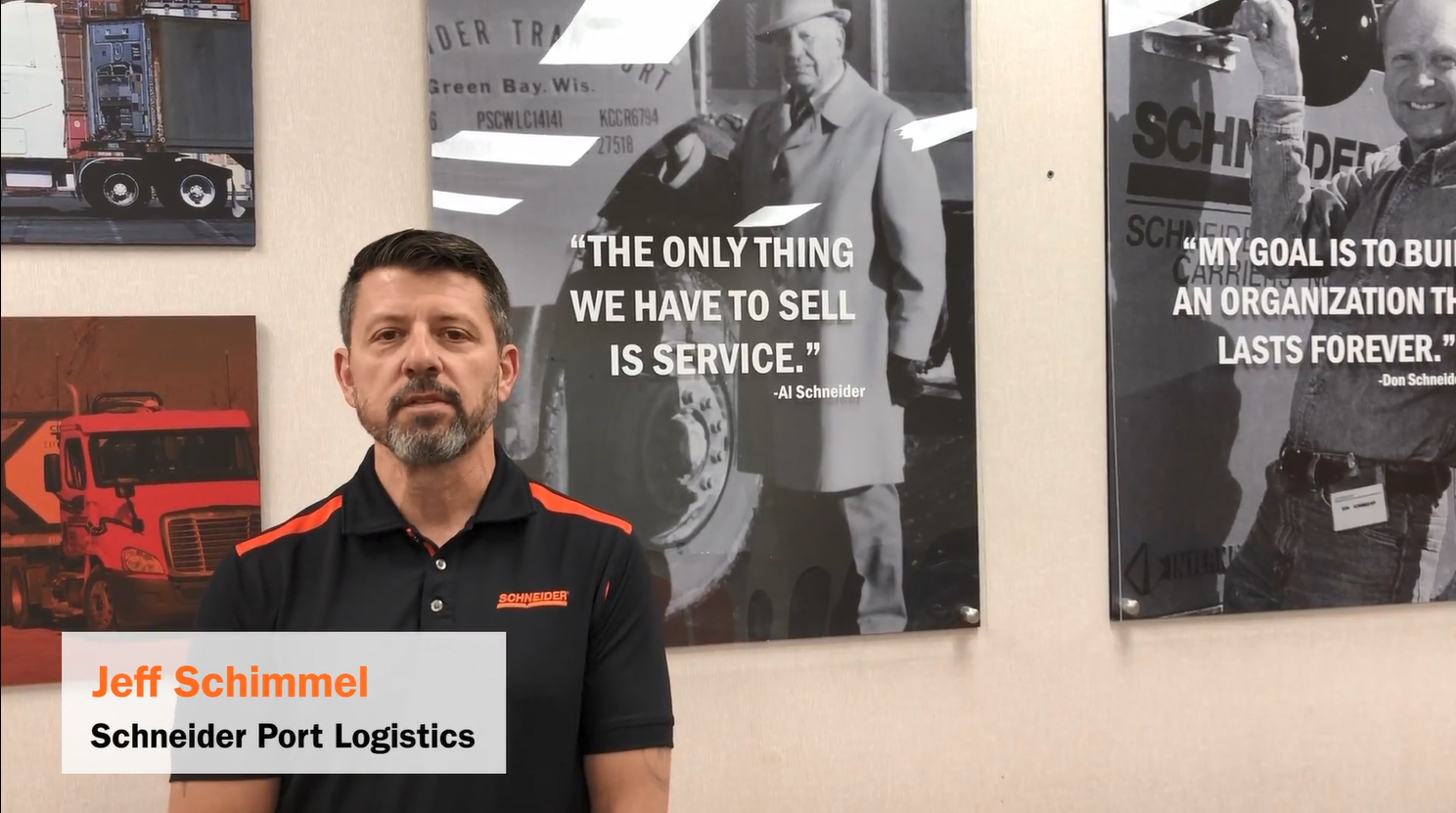 image of Schneider port logistics specialist